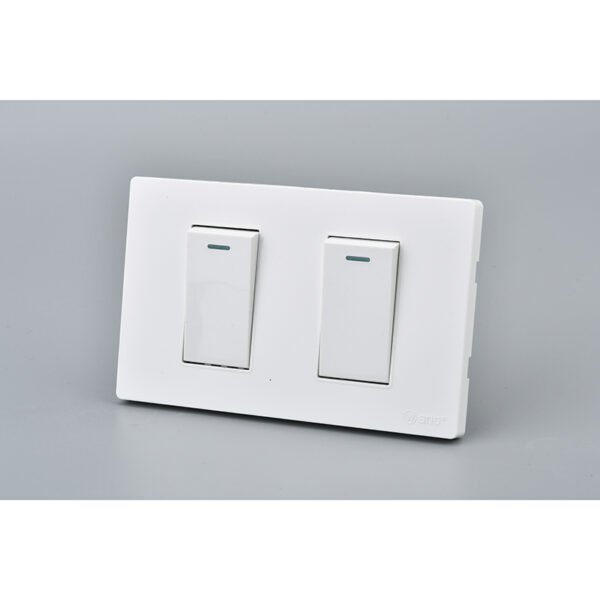 Interruptor Doble 9/15 Blanco - Want